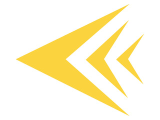 yellow arrow sign