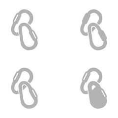 carbine icon on white background, vector illustration