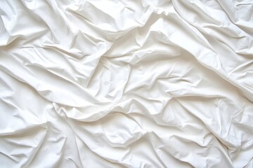 Fototapeta premium Wrinkled white fabric texture (3)