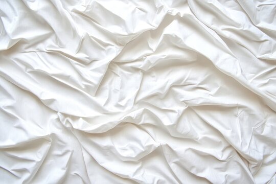 Wrinkled white fabric texture (3)