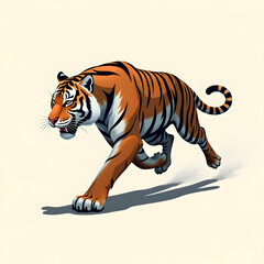 Naklejka premium Tiger vector design