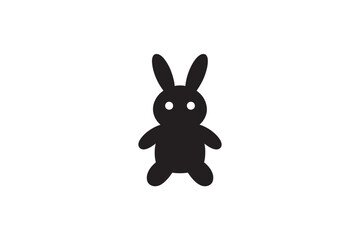 Obraz premium Toy Cut y silhouette on white background.01