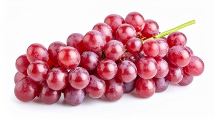 Fototapeta premium red grapes isolated on white