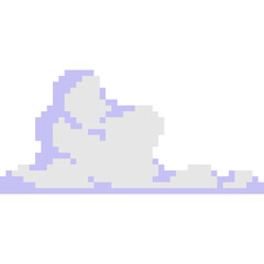 Fototapeta premium Cloud Pixel Art