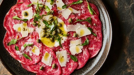 Aromatic Raw Beef Carpaccio