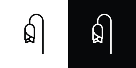 Wilted flower icon Design Template vector set for graphic work