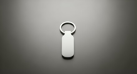 Keychain Mockup Front View