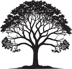  Tree silhouette Vector | Minimalist & Trendy Tree Silhouette Design | Unique & Stylish Tree Artwork for Vector design