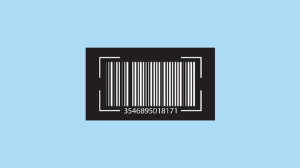  Simple fake bar code. Barcode product distribution icon label Collection.  Barcode scanner icon vector icon 