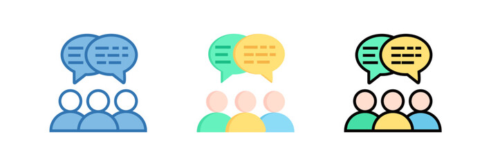 Group Discussion Icon