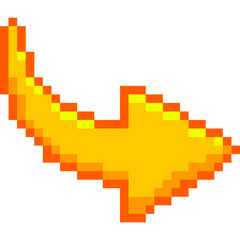 Fototapeta premium Arrow Pixel Art