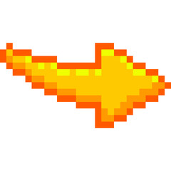 Fototapeta premium Arrow Pixel Art