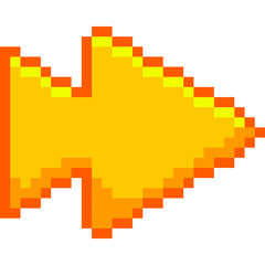 Fototapeta premium Arrow Pixel Art