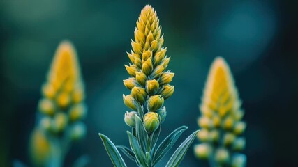 A close-up view of a single yellow flower on a green stem, perfect for use in articles or blogs about gardening and nature.