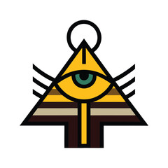 egyptian pattern design vector art