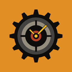 clockwork pattern design vector art