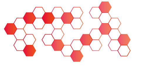 Abstract Geometric Hexagon Pattern. Minimalistic hexagon pattern in white and gray on background	