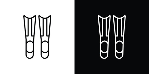 Scuba diving icon Design Template vector set for graphic work © Espinoza