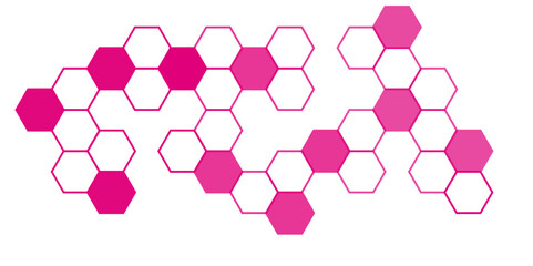 Abstract Geometric Hexagon Pattern. Minimalistic hexagon pattern in white and gray on background	