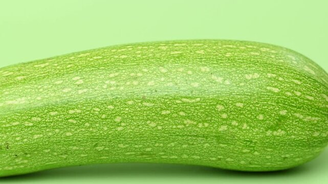 video of green fresh zucchini