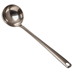 Steel Soup Ladle Cooking Utensil, Cut Out