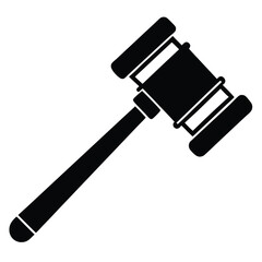 gavel and hammer Silhouette