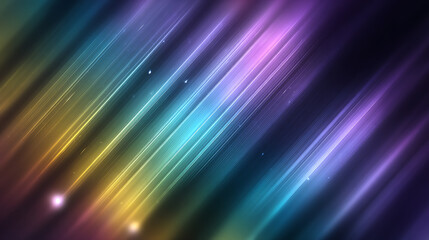 Abstract diagonal rainbow light streaks background