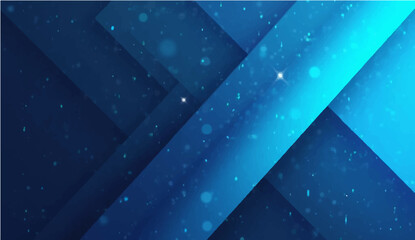 abstract Modern blue layered background with diagonal geometric shapes and smooth gradient . Vector design suitable for business, technology, or corporate layouts