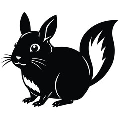 pika vector sihouette animal