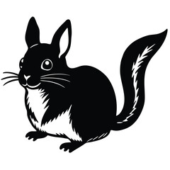 pika vector sihouette animal