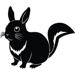 pika vector sihouette animal