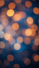 Obraz premium Abstract bokeh background with warm and cool lights