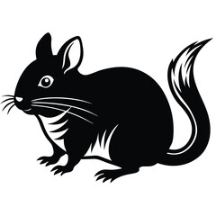 pika vector sihouette animal