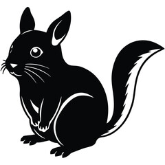 pika vector sihouette animal