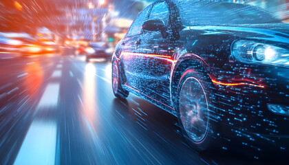 Explore the digital transformation of automobiles. Smart cars, IoT, and advanced driver-assistance systems