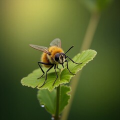 fly on leaf