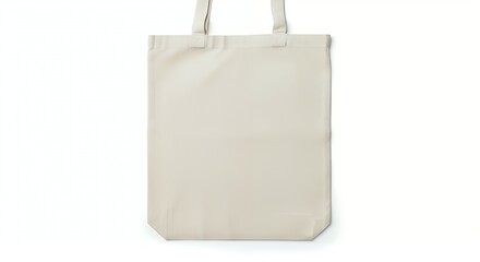 Canvas Tote Mockup Laying Flat