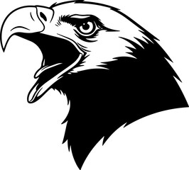 Eagle Head Group_Silhouette Vector_00010.eps