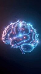 Fototapeta premium Innovative Brain Technology Unlocks Cognitive Potential