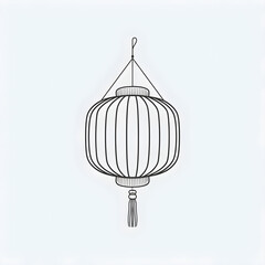 vector illustration of a lamp 