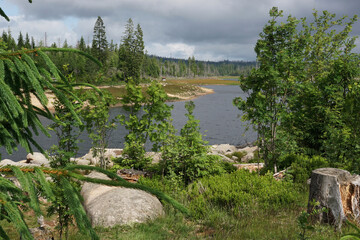 Oderteich Talsperre im Nationalpark Harz