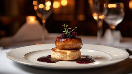Elegant dessert platter