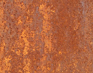Rusty Metal Surface with Textured Patina