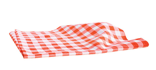 Red placemat or tablecloth diecut.For decoration food menu