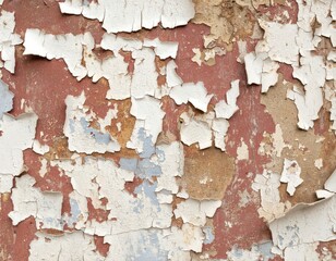 Peeling Paint on Old Wall