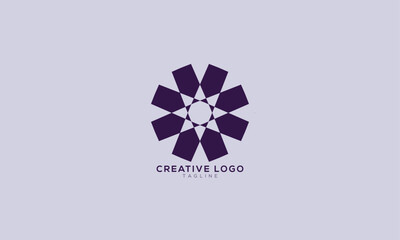 MOSAIC PATTERN Abstract initial monogram letter alphabet logo design