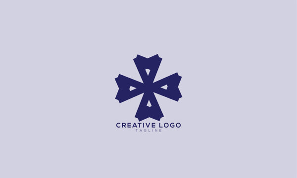 X PATTERN Abstract initial monogram letter alphabet logo design