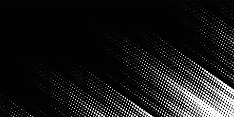 Abstract speed lines style blue color halftone banner design template.Dots halftone white blue color pattern gradient grunge texture background. Dots pop art comics sport style white and black