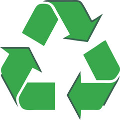 Recycle sign vector illustration, Set of packaging products symbols, packaging labels, information sign of recycling, cycle green symbols, Recycle icon symbol, Recycling and rotation arrow icon pack.