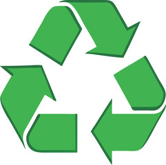 Recycle sign vector illustration, Set of packaging products symbols, packaging labels, information sign of recycling, cycle green symbols, Recycle icon symbol, Recycling and rotation arrow icon pack.